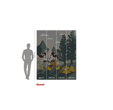 Fototapet Komar Mickey Mouse și Pluto cu dimensiunile 250 pe 200 de centimetri