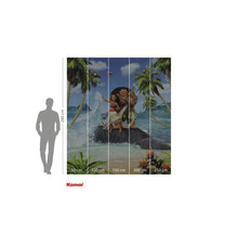 Fototapet Komar cu Vaiana și Maui pe o insulă tropicală