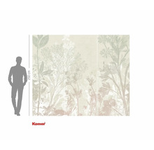 Fototapet Komar cu motive vegetale, 250 cm înălțime