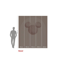 Fototapet cu motiv Mickey Mouse și dimensiuni.