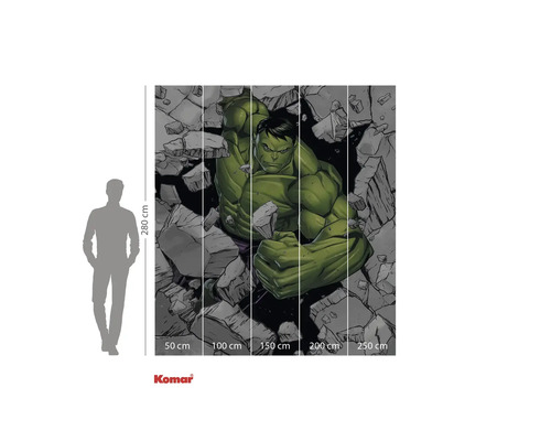 Pictură murală Komar Hulk cu dimensiunile 280 x 250 cm