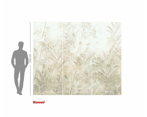 Fototapet Komar cu motiv de junglă și dimensiuni indicate