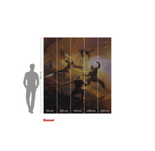 Pictură murală Avengers cu dimensiunile de 280 pe 350 de centimetri