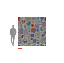 Fototapet Komar cu motive Toy Story și puncte colorate