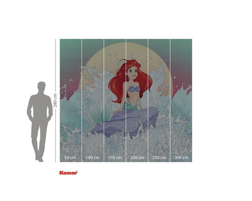 Fototapet cu sirenă Ariel, 280 x 300 cm
