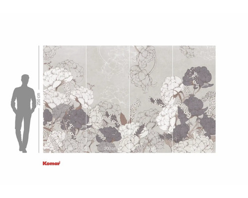 Imagine de perete cu model floral pentru decorarea pereților