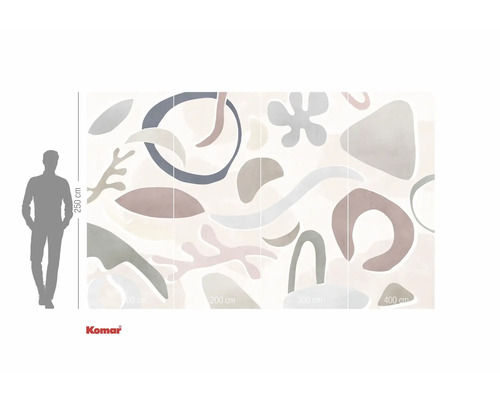 Tapet foto cu model abstract, organic