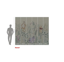 Fototapet Komar cu motive Winnie de Pluș, Tigger, Purceluș și Igor, înălțime 250 cm și lățime 300 cm