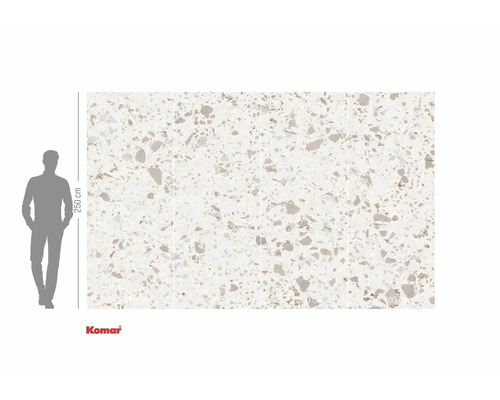 Fototapet Komar cu model terrazzo, 250 cm înălțime
