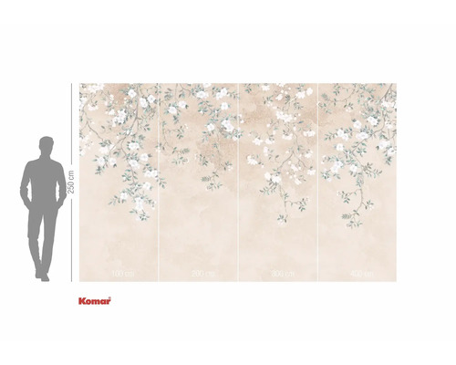 Fototapet cu motiv floral pentru decorarea pereților