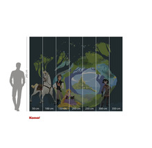 Fototapet Komar cu motive din Rapunzel, dimensiuni 350 pe 280 centimetri