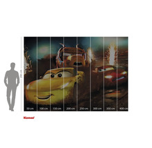 Tapetă foto cu motive auto și indicații de dimensiuni