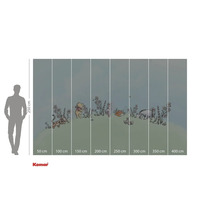 Tapet foto Komar Winnie the Pooh cu motive cu animale din pădure, 250 x 400 centimetri