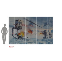 Fototapet cu motiv Star Wars și indicații de dimensiuni