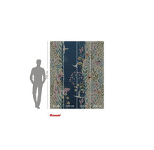 Tapetă vlies cu model floral și de păsări, dimensiune tapet 250 pe 200 cm