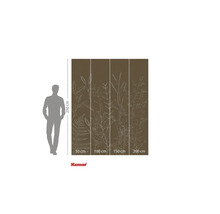 Tapet foto Komar cu motive vegetale, 250 cm înălțime și 200 cm lățime