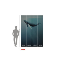 Tapet foto Komar cu motiv balenă, dimensiune 280 x 200 centimetri