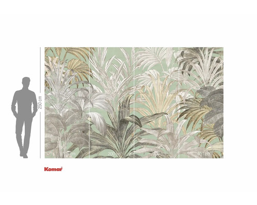 Fototapet Komar cu motive vegetale pentru decorarea pereților