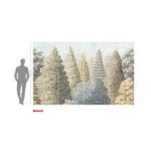 Tapet foto Komar cu motiv forestier și indicarea înălțimii