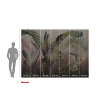 Tapet foto Komar cu motiv de plante și indicații de dimensiune