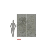 Fototapet cu motiv de copac și indicații de dimensiune