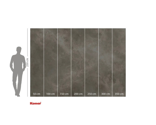 Tapet fotocopiabil Komar cu reprezentarea proporțiilor de dimensiune
