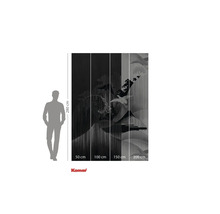 Tapetă foto cu motiv de cocor și detalii de dimensiune