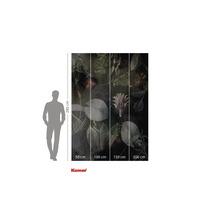 Fototapet cu design floral și cu frunze, dimensiuni 280 x 200 cm.