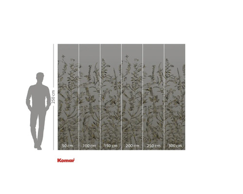 Fototapet cu motiv floral, înălțime 250 cm