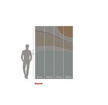 Tapet foto Komar cu design abstract, înălțime 280 cm, indicații de lățime