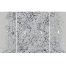 Tapetă foto din patru piese cu motiv vegetal