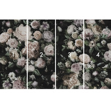 Tapetă foto din patru piese cu motiv floral