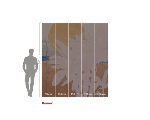 Fototapet cu motiv vegetal abstract și specificații de dimensiuni