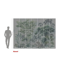 Fototapet cu motiv forestier și indicații de dimensiuni