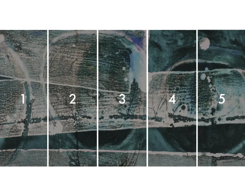 Imagine de perete din mai multe părți cu model abstract