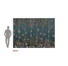 Fototapet Komar cu motiv de fructe și plante și indicații de dimensiune