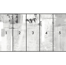 Fototapet cu model abstract, formată din cinci fâșii