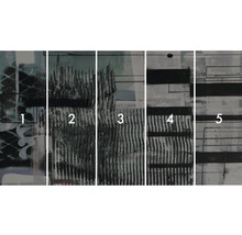 Panou de perete din cinci părți cu model abstract