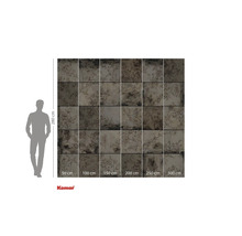 Fototapet cu model floral și indicații de dimensiuni