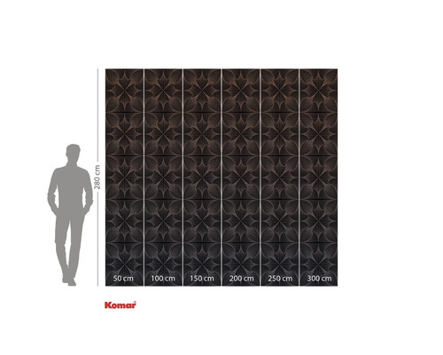 Tapet foto cu model geometric, 280 cm înălțime, diverse lățimi