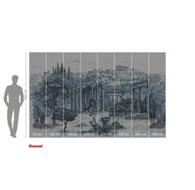 Fototapet cu vedere spre Atena, Grecia și indicații de dimensiune