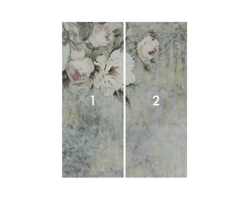 Tablou mural în două părți cu motiv cu trandafiri