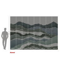 Tapetă foto cu motiv de munte și detalii despre dimensiuni