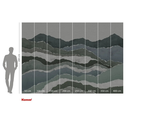 Tapetă foto cu motiv de munte și detalii despre dimensiuni