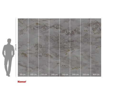 Fototapet cu peisaj japonez și dimensiuni indicate