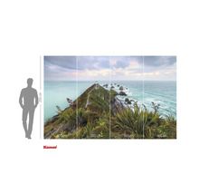 Fototapet cu far, peisaj de coastă și plante