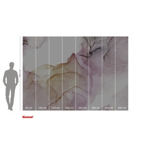 Tapetă foto cu model abstract și indicații de dimensiuni