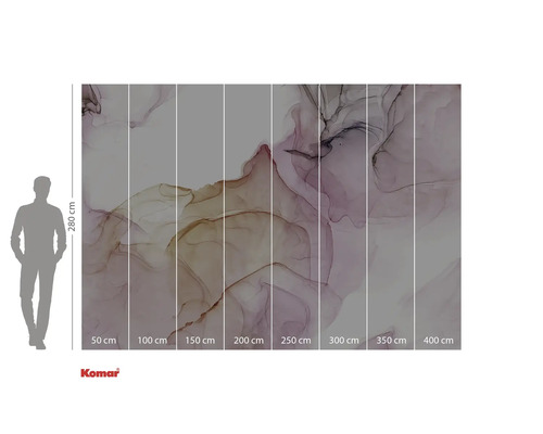 Tapetă foto cu model abstract și indicații de dimensiuni