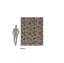 Fototapet Komar cu flori și păsări, 250 cm înălțime și 200 cm lățime