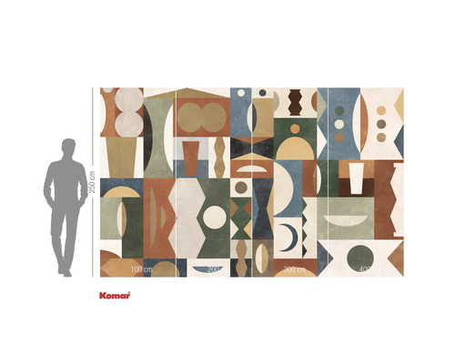 Fototapet cu model geometric abstract